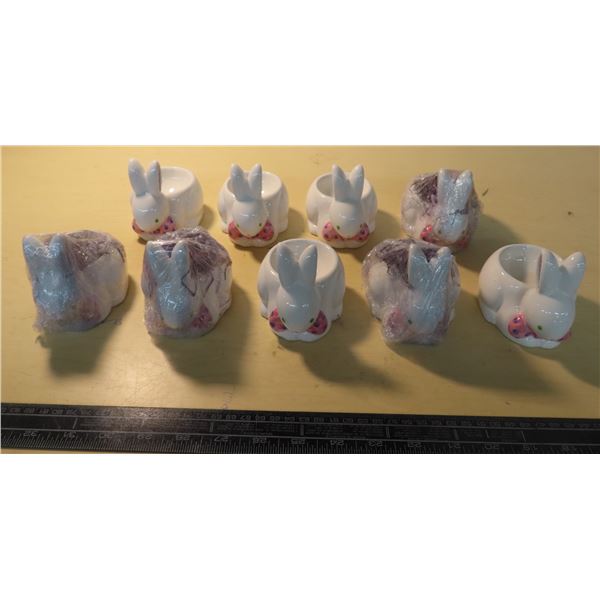 Lot of 9 easter bunny rabbit edd holders