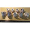 Image 1 : Lot of 9 easter bunny rabbit edd holders