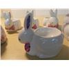 Image 3 : Lot of 9 easter bunny rabbit edd holders