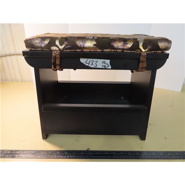 Small black color stool- good condition