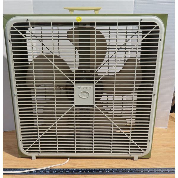 Torcan high velocity fan-working