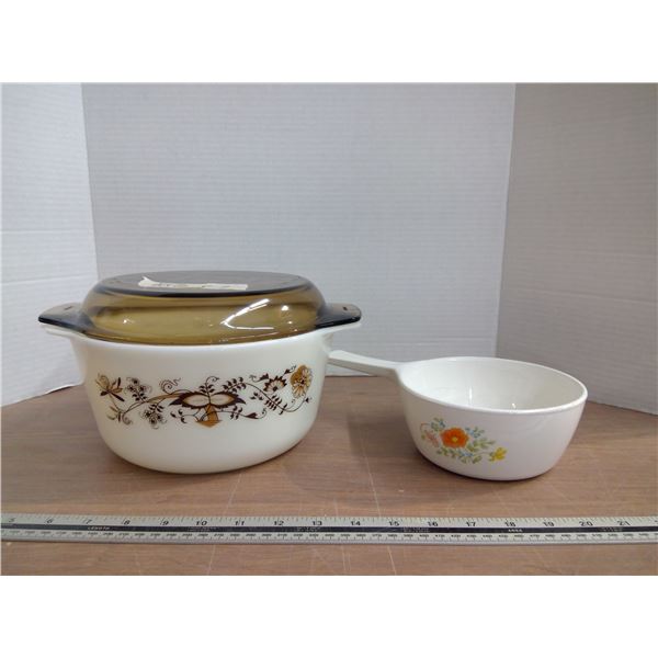 Pyrex brown made in England