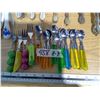 Image 2 : lot of dinner knife, spoon, fork and tiny spoon and fork 6 pc knife stainless
