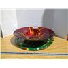 Image 1 : Decorative Glass Bowl and Tray