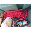 Image 5 : floor scraper , staples , bungie cords , heater and booster cables
