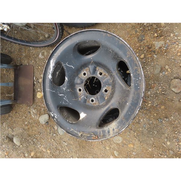 two 17x8 5 bolt wheels