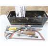 Image 1 : large ammo box with assorted tools and hitch