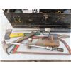 Image 2 : large ammo box with assorted tools and hitch