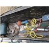 Image 3 : large ammo box with assorted tools and hitch