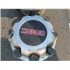 Image 2 : set of chevy 8 bolt hub covers with some lug nuts