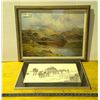 Image 1 : 2 picture frame (large one, glass is broken)