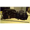 Image 1 : 1 American Tourister travel bag and 1 Cabelas bag
