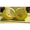Image 2 : 2 Drum Lampshades