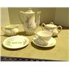 Image 2 : Tea set Bell Heather with different saucer