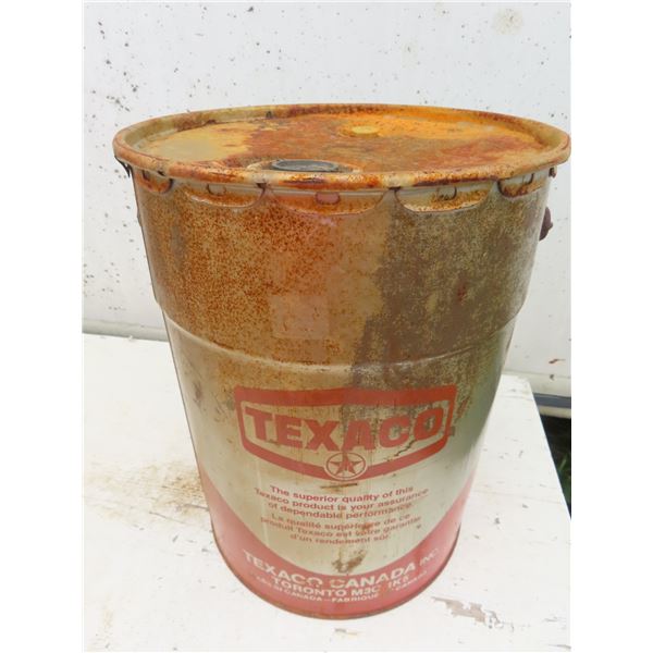 5 gallon texaco oil drum