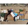 Image 1 : 2 pallets of christmas stuff , lights , ornaments , trees , gift bags