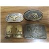 Image 1 : 4 belt buckles