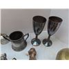 Image 3 : lot of brass , bronze and pewter items