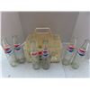 Image 2 : 6 vintage pepsi bottles and case