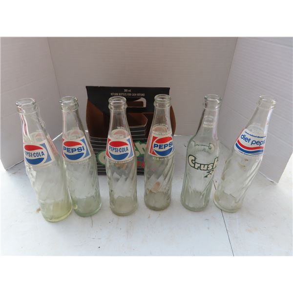 lot of pepsi bottles