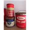 Image 2 : 5 collectible antique cans