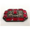 Image 2 : Antique Red Rhinestone large brooch
