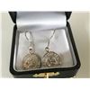 Image 2 : Sterling silver coin earrings