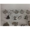 Image 2 : 21 Sterling silver charms ( all sterling silver)