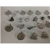 Image 5 : 21 Sterling silver charms ( all sterling silver)