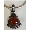 Image 2 : Antique sterling silver necklace plus pendant
