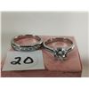Image 2 : 2 sterling silver rings