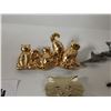 Image 4 : 5 cat theme brooch's (some designer)