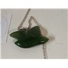 Image 4 : Jade Bird pendant on sterling silver necklace
