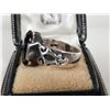 Image 3 : Vintage designer sterling silver ring (black stone)
