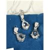 Image 4 : 2 jewelry sets, necklace & ankle bracelet & earrings and necklace