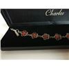 Image 2 : Beautiful real flowers setting glass bracelet