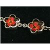 Image 5 : Beautiful real flowers setting glass bracelet