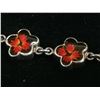 Image 6 : Beautiful real flowers setting glass bracelet