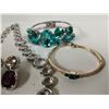 Image 4 : Butler necklace and earring set and 2 good quality bracelets