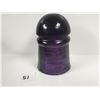 Image 1 : 1 purple glass insulator