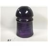 Image 2 : 1 purple glass insulator