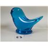 Image 1 : Blue glass bird (about 4 inch)