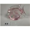 Image 1 : Pink carnival glass fish