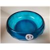 Image 4 : Viking blue glass candy dish ( 5 1/2 inch wide)