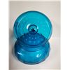 Image 5 : Viking blue glass candy dish ( 5 1/2 inch wide)