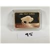 Image 2 : $1 US 1oz copper gold plated bar