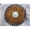 Image 1 : Vintage sunburst clock 22 1/2 diameter