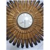Image 3 : Vintage sunburst clock 22 1/2 diameter