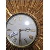 Image 7 : Vintage sunburst clock 22 1/2 diameter