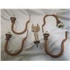 Image 1 : 4 large wall hangers & metal figure